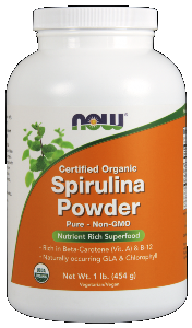 Spirulina Powder | Certified Organic (1 lb) NOW Foods